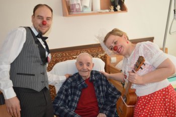 Červené nosy na Valentína